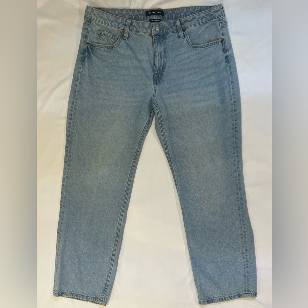 Aeropostale Low Rise Baggy Jeans Light Wash Size 16
